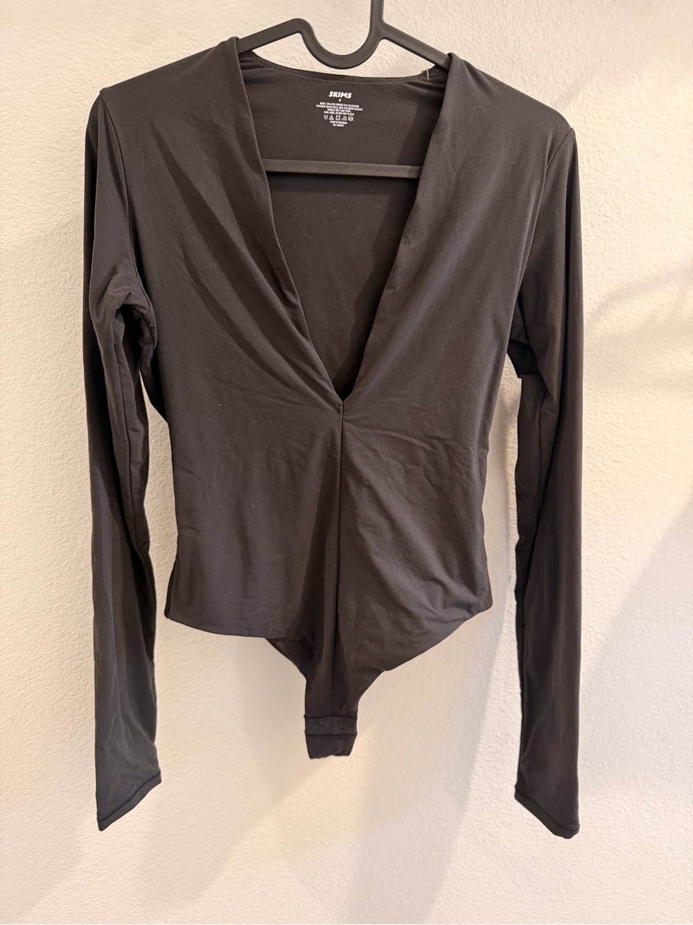 FITS EVERYBODY PLUNGE BODYSUIT SIZE MEDIUM IN ONYX